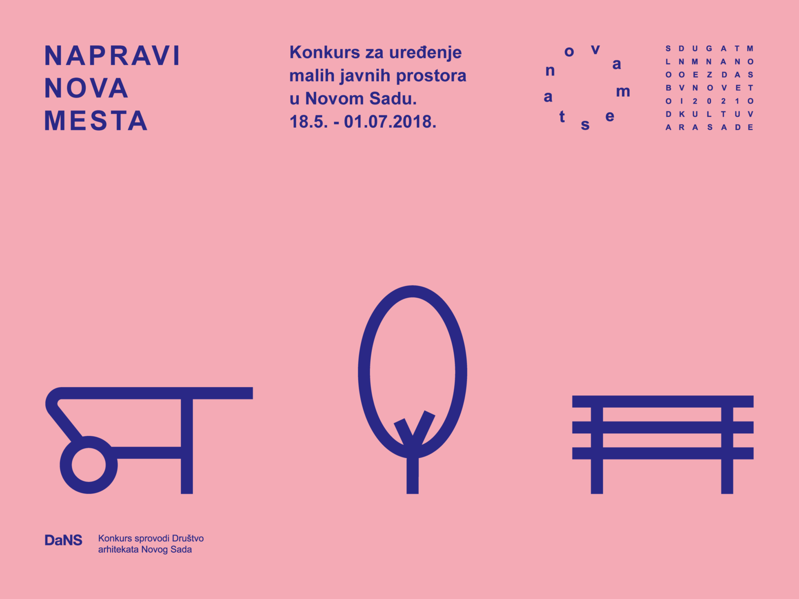„NOVA MESTA“ – Konkurs za dizajn malih javnih prostora u Novom Sadu
