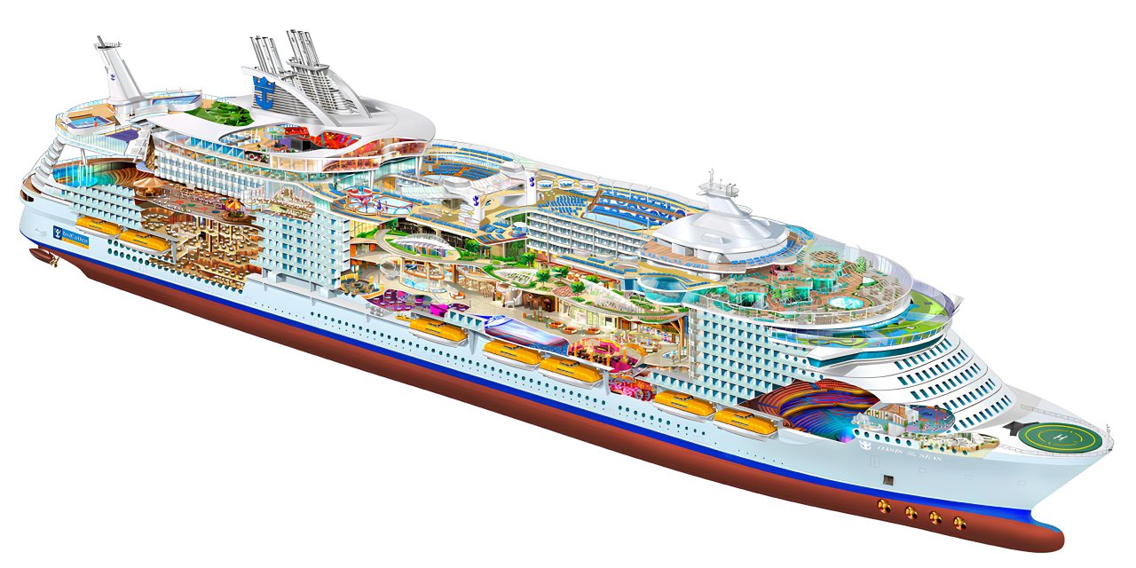 Oasis of the Seas: A Floating City Block